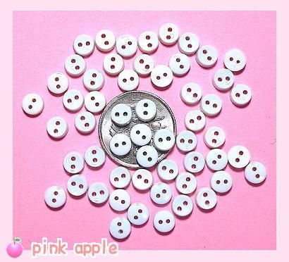 6mm 白セット ボタンの通販 かわいいボタンとパーツ専門店 ぴんくあっぷる 6mm 白セット ボタンの通販 かわいいボタンとパーツ専門店 ぴんくあっぷる