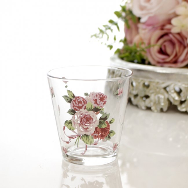タンブラー ローズヴィーナス グラス コップ おしゃれ かわいい 花柄 プレゼント 日本製 薔薇 雑貨 姫系 食器