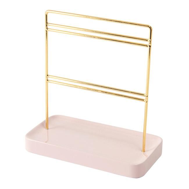 WEB限定カラー 小物収納 小物入れ 整理用品 インテリア雑貨 家具 インテリア レディースアイテム DesktopCollection ピアス イヤリングスタンド Desktop Collection 見せる収納 ピンクベース ゴールド組み合わせ ゴージャスな印象 アクセサリースタンド イヤリング 吊り ... IRIS 546616 メタルラックミニ用サイドバー 1100×28×33 MTO-110S