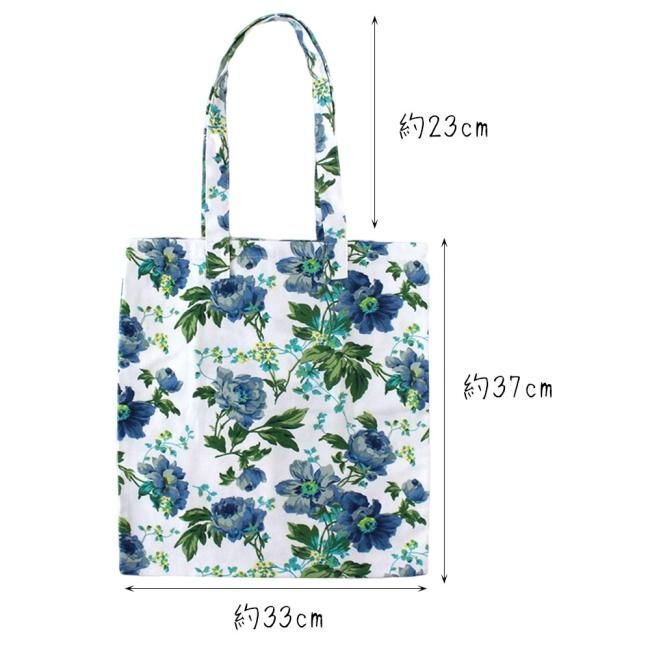 カテドラルウィンドウ フリルトートバッグ リバティ ローズエレン 手刺繍薔薇 トートバッグ ローズ柄 お稽古バッグ 薔薇 雑貨 母の日 ギフト