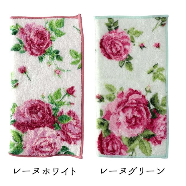 【色: White】化粧 ポーチ 薔薇 4個セット ローズ ピンク ホワイト (