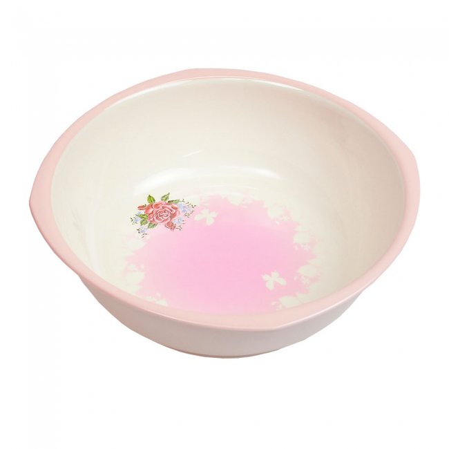キッチンボウル  ジュリア ボール 薔薇 花柄 桶 ウォッシュタブ おしゃれ かわいい 洗い桶 ギフト ピンク