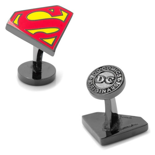 Superman スーパーマン ブラック カフス - カフスボタン (カフリンクス