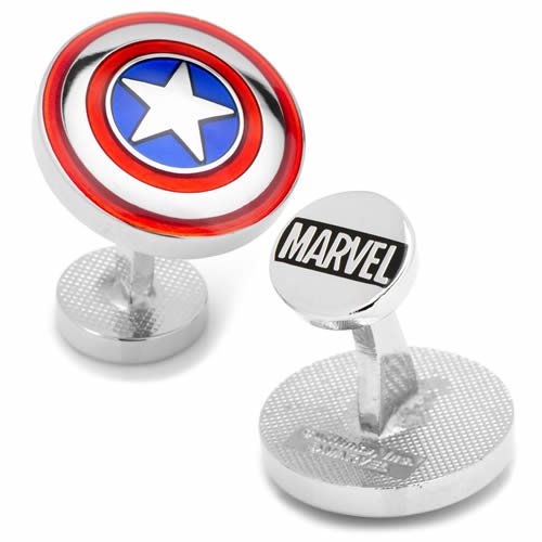 MARVEL マーベル キャプテン アメリカ カフス ネクタイピン セット