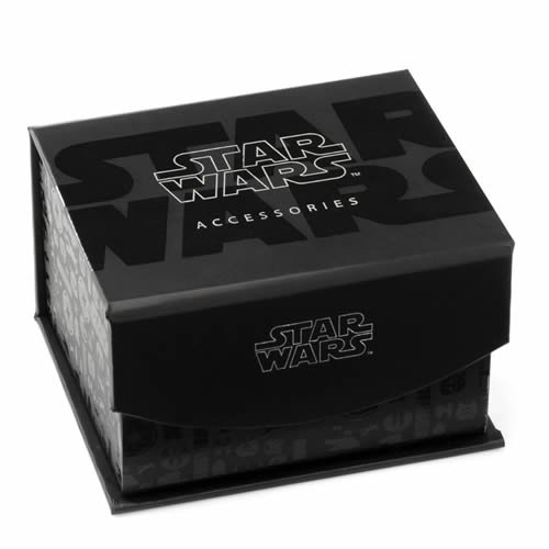 Star Wars スターウォーズ 3D ダースベイダー サテン ブラック カフス - カフスボタン (カフリンクス）専門店 - CUFF.JP