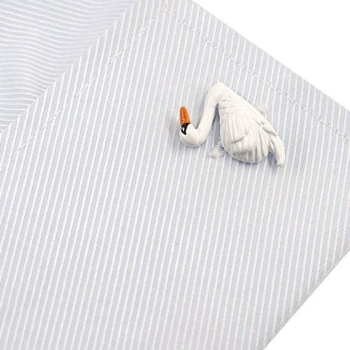 スワン 白鳥 カフス - カフスボタン (カフリンクス）専門店 - CUFF.JP