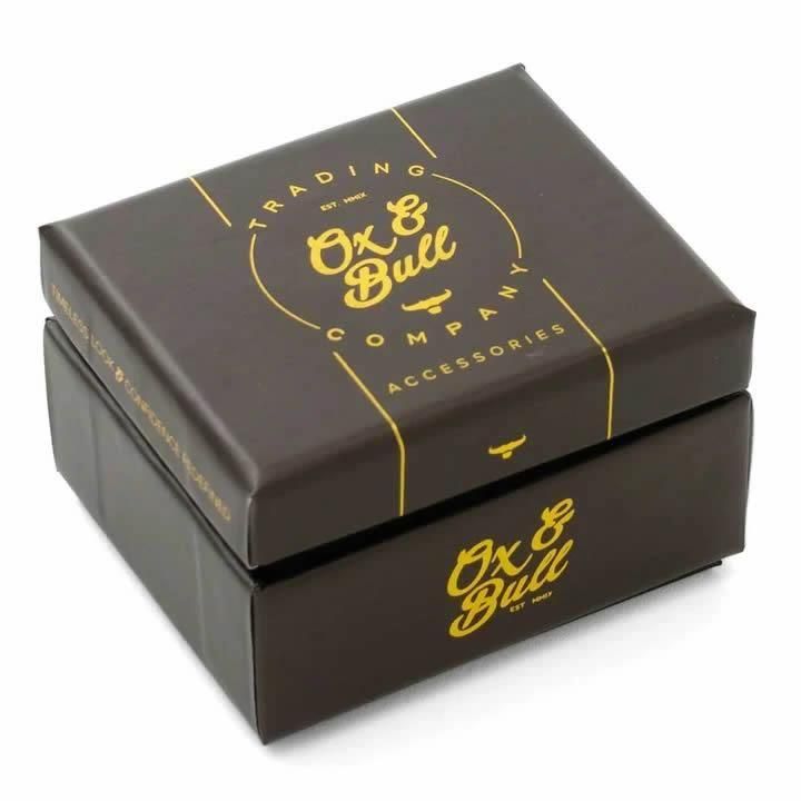 Ox & Bull Trading Co ステンレス パヴェ クリスタル エッジ カフス