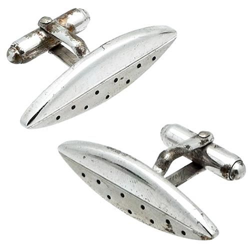 アンティーク カフス シルバー #959 - カフスボタン (カフリンクス