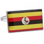 ウガンダ 国旗 カフス
