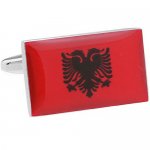 アルバニア 国旗 カフス