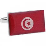 チュニジア 国旗 カフス