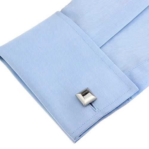 シンプル スクエア カフス - カフスボタン (カフリンクス）専門