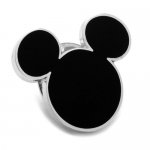 Disney ミッキーマウス シルエット ピン【ピンズ・ラぺルピン】