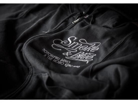 Smoke & Blue'ジップアップパーカー - MWS ストア Smoke & Blue'ジップアップパーカー - MWS ストア