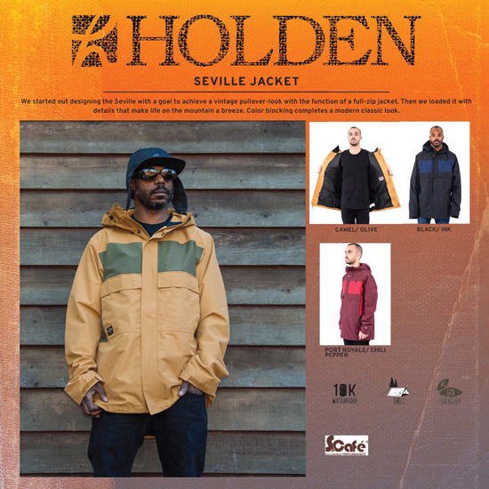 16-17 HOLDEN（ホールデン） / M's SEVILLE JACKET - スノーボード