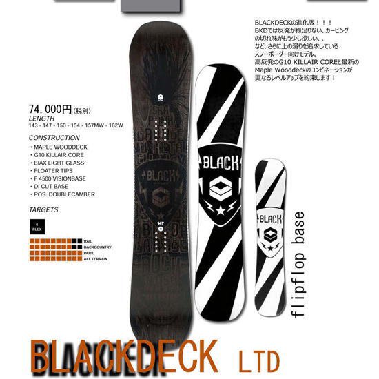 FTWO 17-18 BLACKDECK LTD 150 グラトリ 板 - ボード