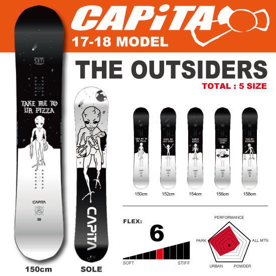CAPITA THE OUTSIDERS 156cm 美-