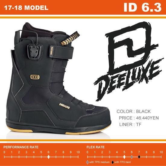 福袋 公式 17-18 DEELUXE（ディーラックス） -BLACK TF 6.3 ID / ブーツ