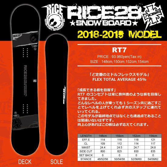 18-19 RICE28（ライストゥエンティーエイト） / RT7 - スノーボードショップ ”MISTY” ～通販・オンラインショップ～ 京都