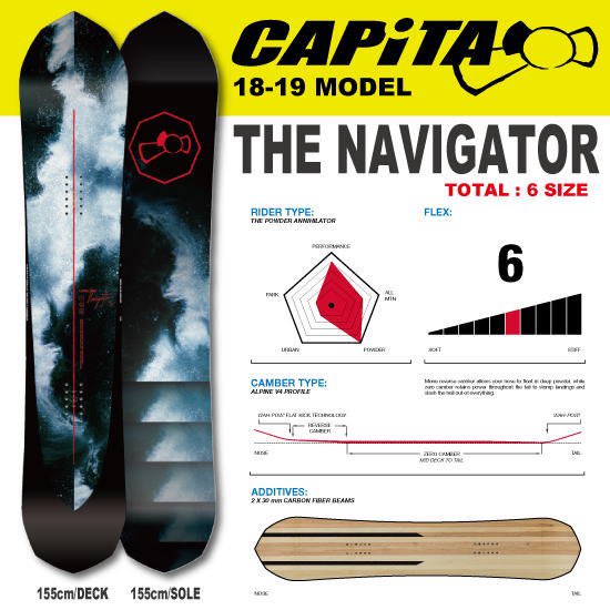 CAPITAキャピタ18-19 THE NAVIGATOR ナビゲーター 激安特価品 www