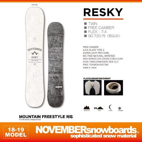 NOVEMBER RESKY ノベンバー　リスカイ　154 NOVEMBER RESKY ノベンバー リスカイ 154 - メルカリ