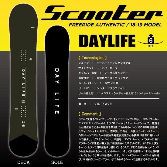 18-19 SCOOTER（スクーター） / DAYLIFE - スノーボードショップ 