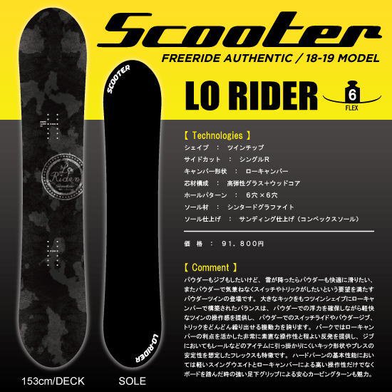 20-21 SCOOTER スクーター LO-Rider ローライダー 153cm - スポーツ別