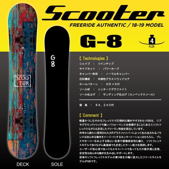 scooter g8 - スノーボード