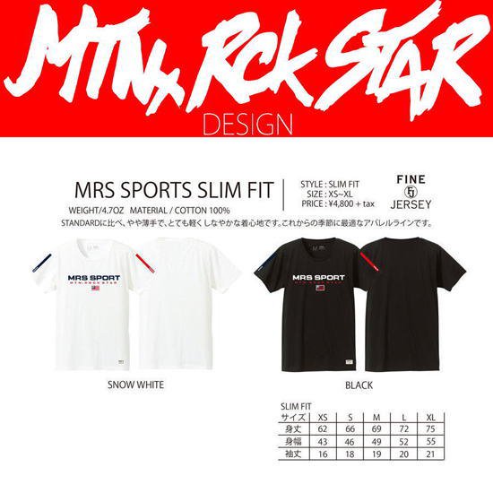 MTN.ROCK STARマウンテンロックスター / MRS SPORTS TEE