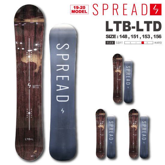 から厳選した Spreadスノーボード LTB-limited 151cm - ボード - www 