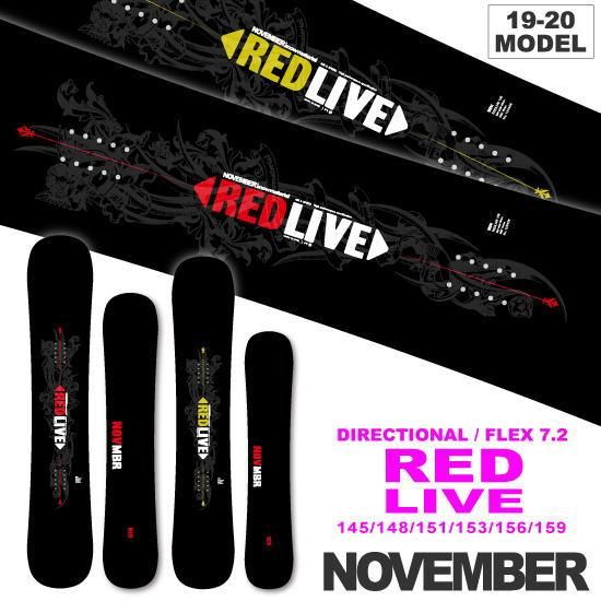 18-19 November REDLIVE 151cm - スノーボード