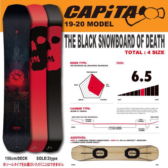 19-20 CAPiTA（キャピタ） / THE BLACK SNOWBOARD OF DEATH