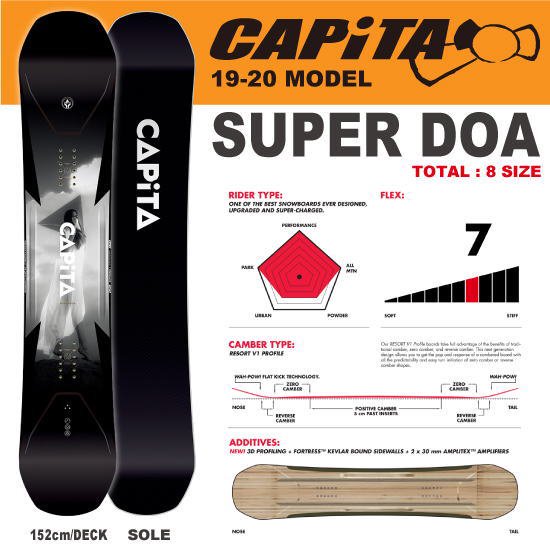 19-20 CAPiTA（キャピタ） / SUPER DOA - スノーボードショップ ”MISTY 