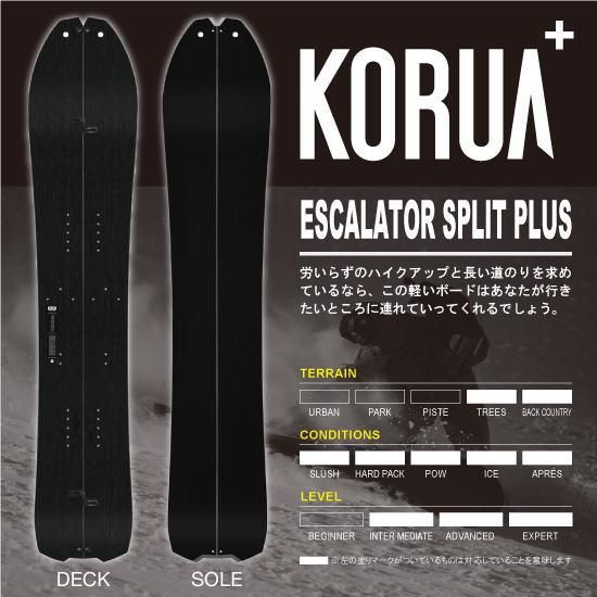 20-21 KORUA SHAPES(コルアシェイプス) / ESCALATOR SPLIT PLUS [Float