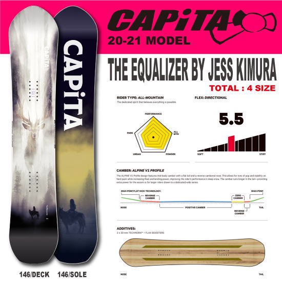 20-21 CAPiTA（キャピタ） / THE EQUALIZER by Jess Kimura