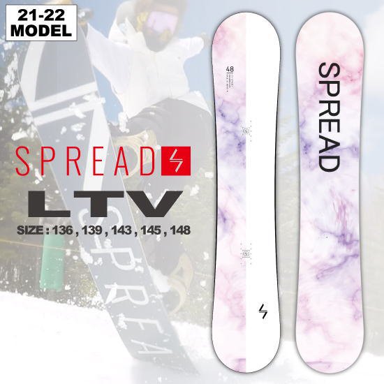 21-22 SPREAD(スプレッド) / LTV [CAMBER] - スノーボードショップ