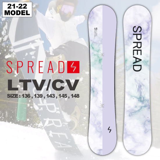 21-22 SPREAD(スプレッド) / LTV/CV [CAMBER] - スノーボードショップ ...