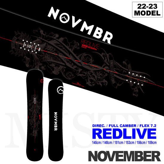 22-23 NOVEMBER(ノベンバー) / REDLIVE - スノーボードショップ ”MISTY