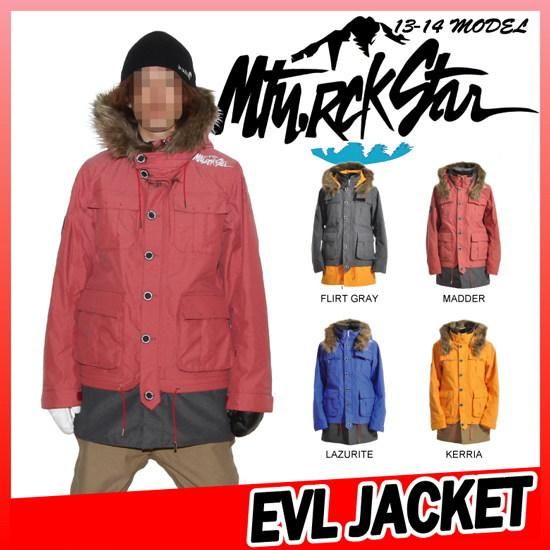 13-14 MTN.ROCK STAR(ﾏｳﾝﾃﾝﾛｯｸｽﾀｰ) / EVL JACKET -単色カラー