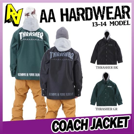 13-14 AA HARDWEAR(ﾀﾞﾌﾞﾙｴｰﾊｰﾄﾞｳｪｱ) / COACH JACKET -THRASHER