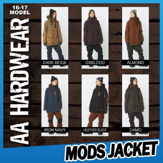 AA MODS JACKET ALMOND Mサイズ スノーボード ウェア-