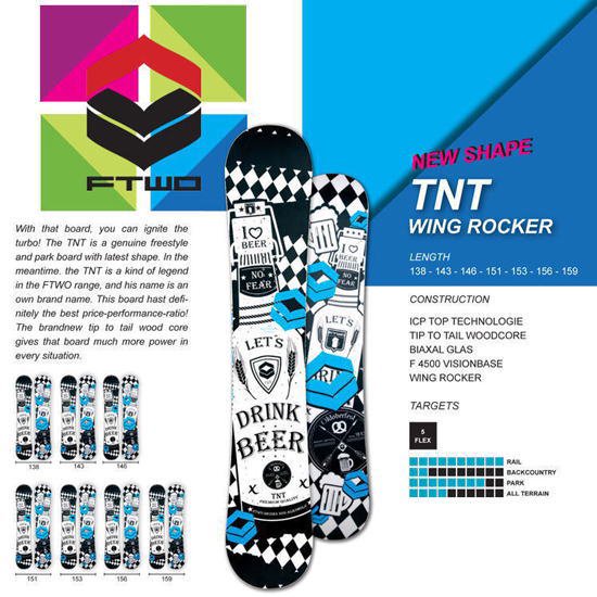 FTWO TNT スノーボード-