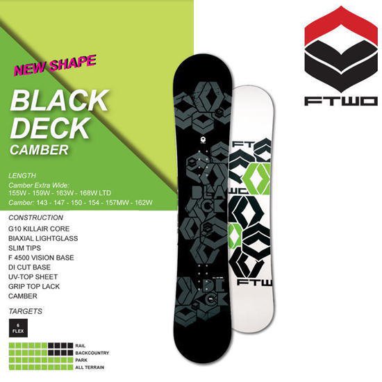 FTWO black deck 152エフツー - ボード