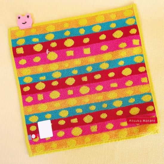 Atsuko Matano タオルハンカチ | カエル雑貨 - カエル雑貨専門のお店