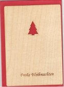 木製カード　ツリーの商品画像