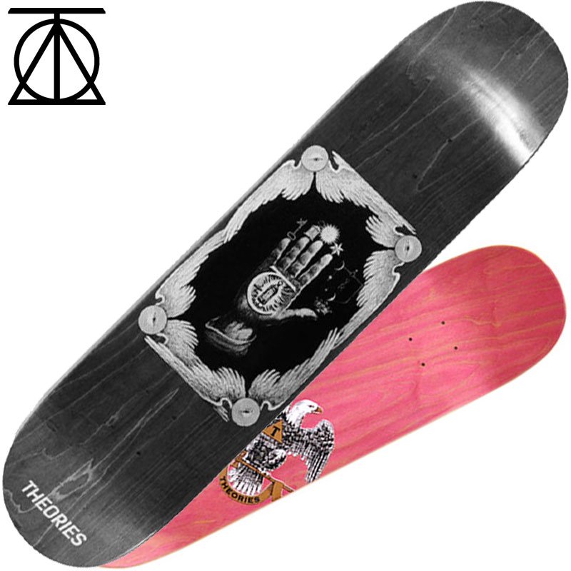 セオリーズ THEORIES HAND OF THEORIES DECK(8inch)(BLACK)セオリーズ