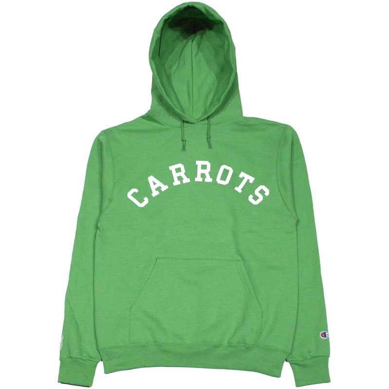 キャロッツ Carrots CHAMPION COLLEGIATE HOODIE(GREEN)キャロッツパーカ Carrotsパーカ キ