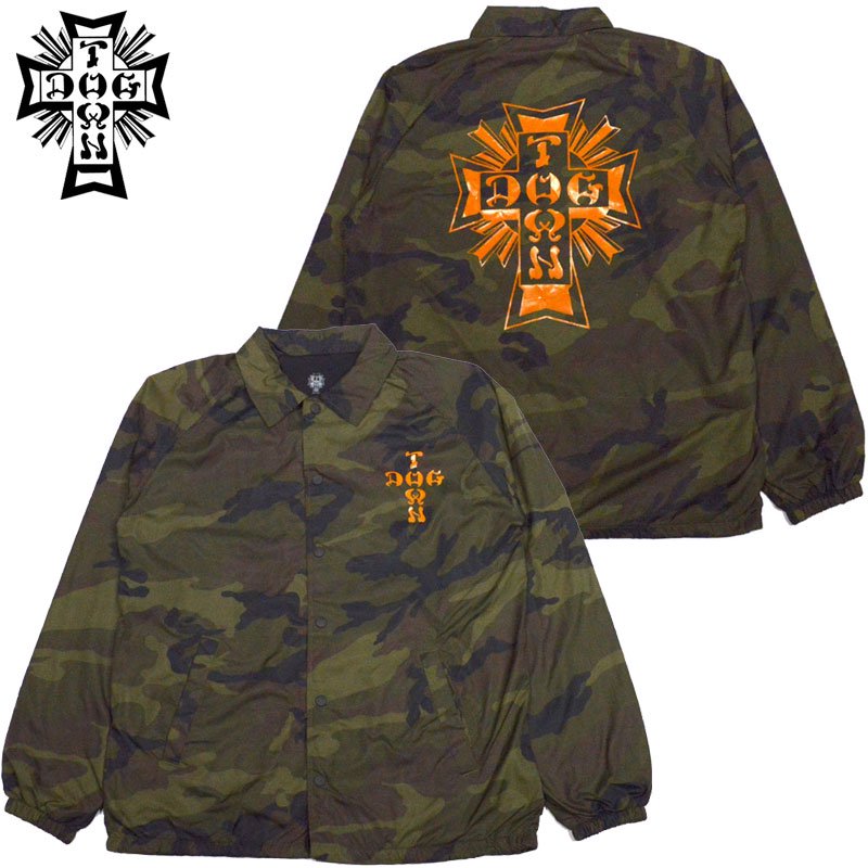 US】ドッグタウン DOGTOWN CROSS LOGO WIND BREAKER(CAMO)ドッグタウン