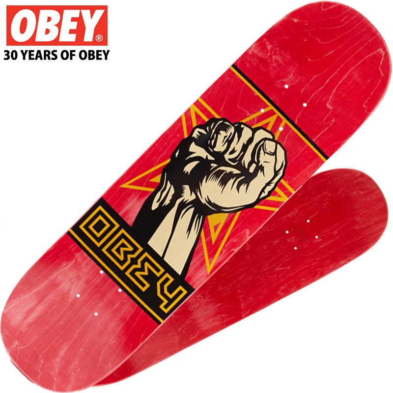 2023新商品 SANTA 9.85×30 SANTA CRUZ OBEY スケートデッキ 9.85×30