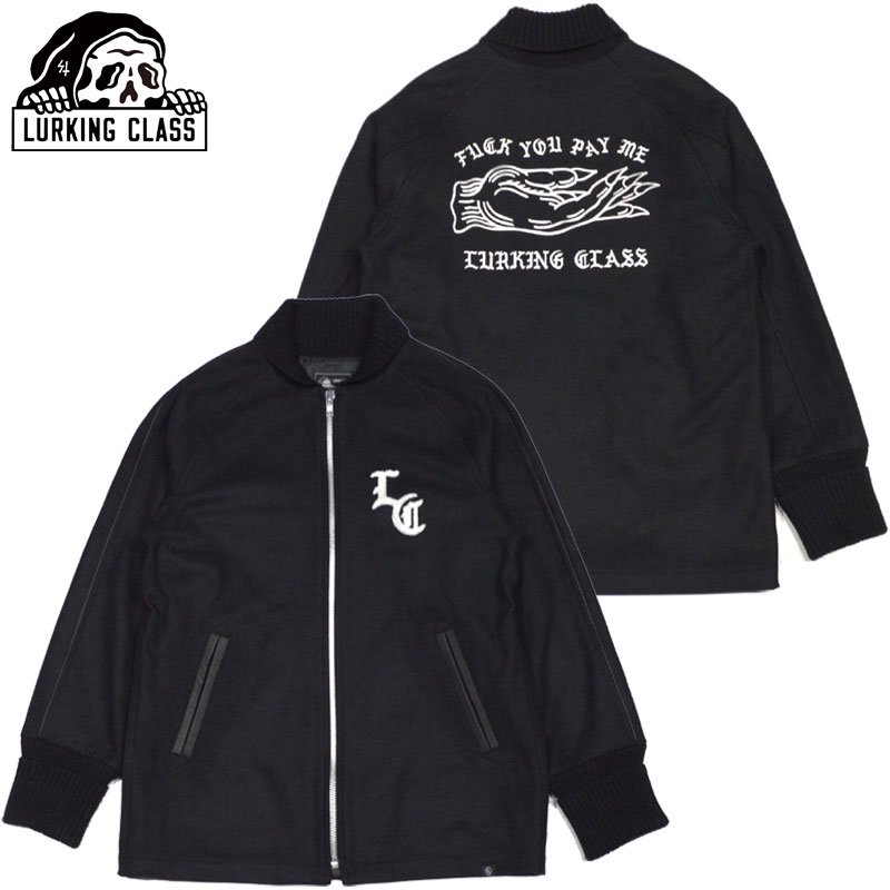 送料無料 ラーキングクラス LURKING CLASS AWARD JACKET(BLACK)ラーキングクラスアウター LURKING  CLASSアウター ラーキングクラスジャケット - 大阪心斎橋アメ村WARP WEB SHOP!!!!!!!